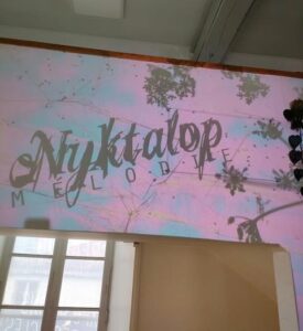 Test mapping sur Retroskop au Carré Amelot dans le cadre du Festival Zéro1